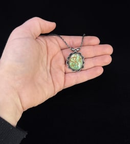 Navajo Sterling Silver Turquoise Necklace