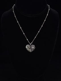 Didae Sterling Silver Heart Necklace