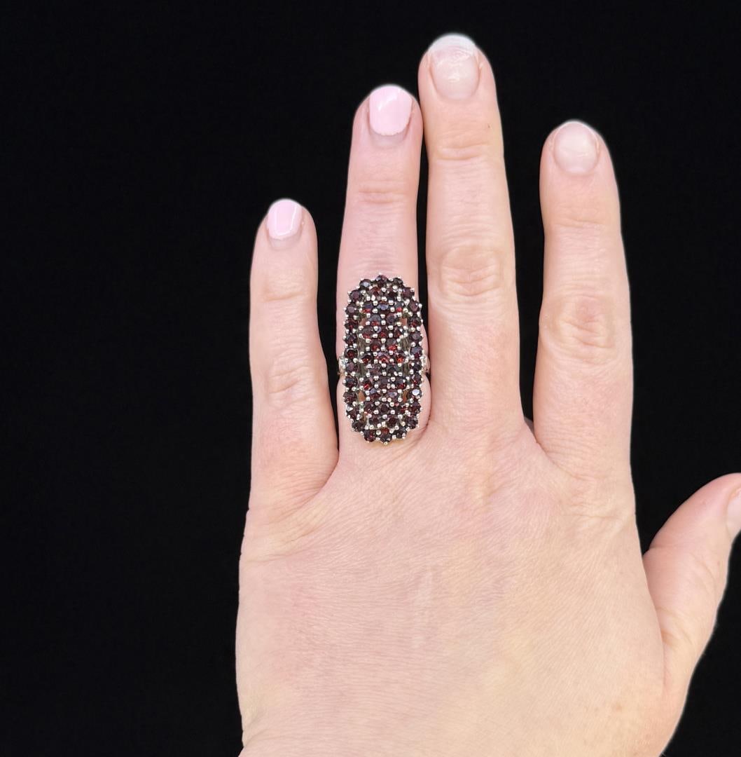 Sterling Silver Garnet Ring (1 of 6)