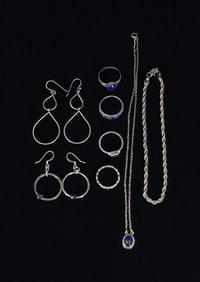Collection of Sterling Silver Jewelry