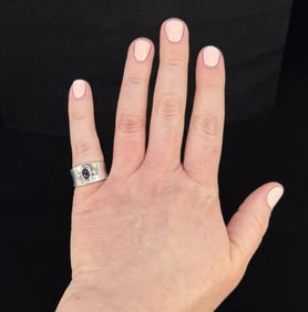Sterling Silver Amethyst Ring