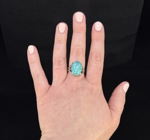 Sterling Silver Amazonite Ring