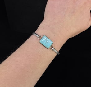 Sterling Silver Turquoise Bracelet