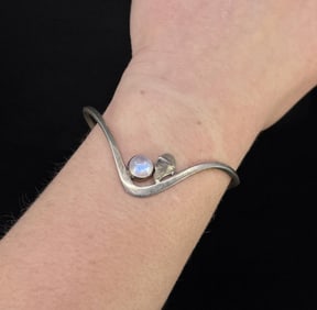Sterling Silver Moonstone Bracelet
