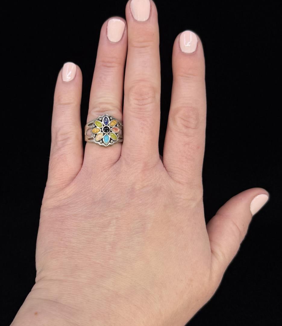 Barse Sterling Silver Semi Precious Stone Ring (1 of 6)