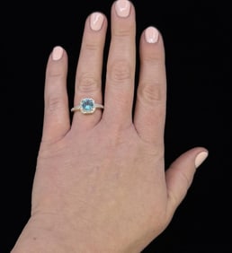 Sterling Silver Blue Topaz Ring