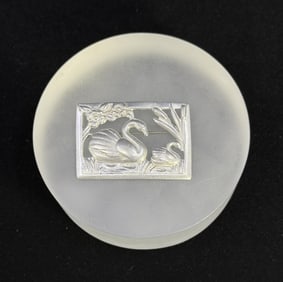 Coro Sterling Silver Swan Pond Brooch