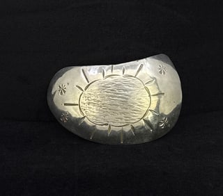 Navajo Sterling Silver Concho