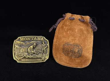 Montana Bronze The Prospector Belt Buckle