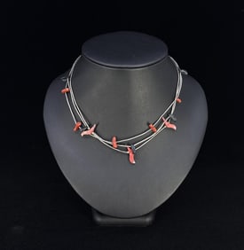Navajo Liquid Sterling Silver Fetish Necklaces