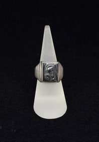 Sterling Silver Spartan Ring