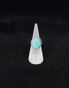 Navajo Sterling Silver Turquoise Ring
