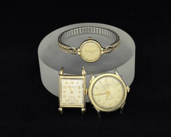Waltham Elgin Hamilton Gold Filled Watches