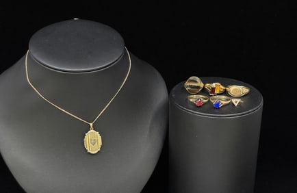 10k Gold Jewelry Lot