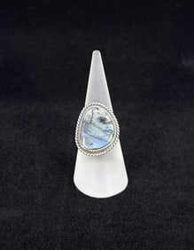 Sterling Silver Labradorite Ring