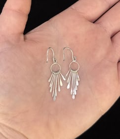 Navajo Sterling Silver Earrings