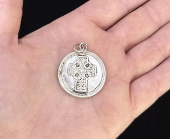 Sterling Silver Celtic Cross Pendant
