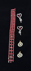 Collection of Rhinestone Costume Jewelry