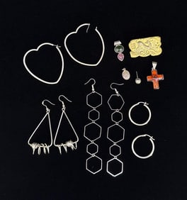 Collection of Sterling Silver Jewelry