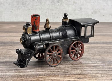 Cast Iron Steam Engine Locomotive Toy