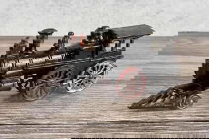 Cast Iron Steam Engine Locomotive Toy