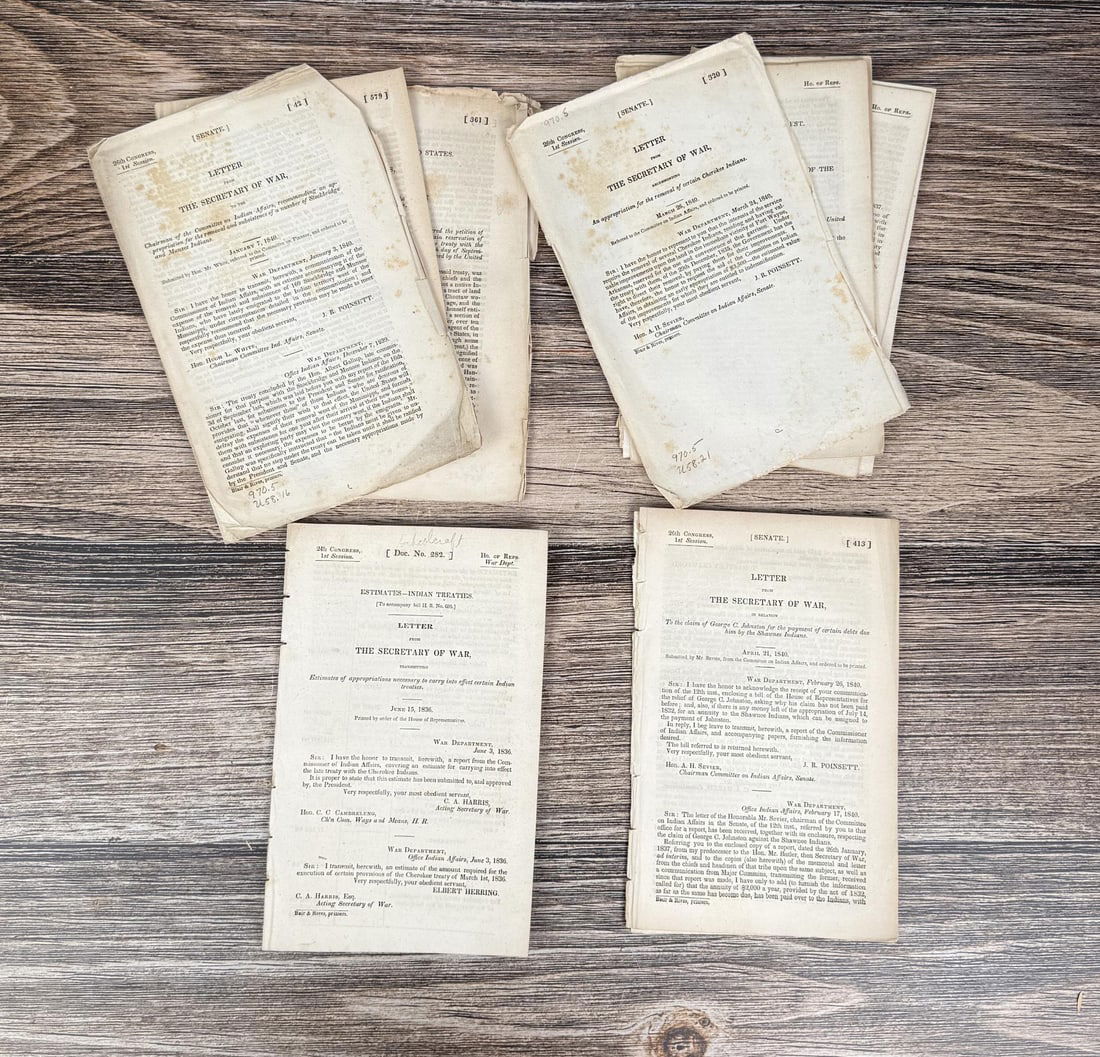 Indian Wars Senate Hearing Documents (1 of 3)