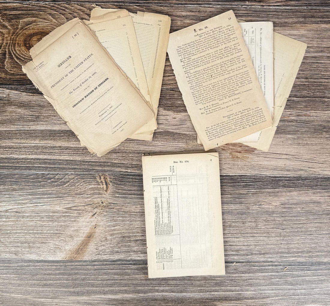 Indian Wars Senate Hearing Documents (1 of 3)