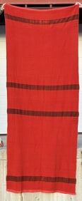 Rare Uncut Hudsons Bay Wool Double Trade Blanket