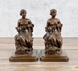Carl Vieth Jennings Brothers Mother Earth Bookends