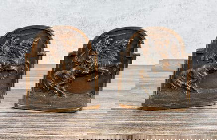 Hubley The Arab 314 Arabian Warrior Bookends