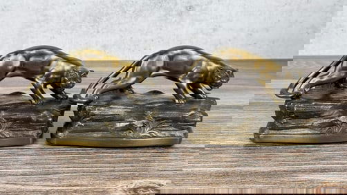 Kronheim & Oldenberg K&O Panther Cougar Bookends