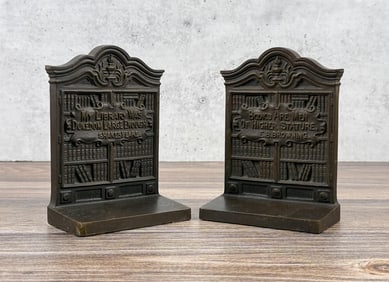 Bradley & Hubbard Library Shakespeare Bookends