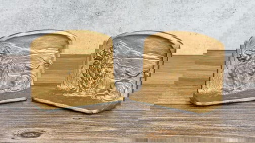 Lions on Savannah Cast Iron Bookends