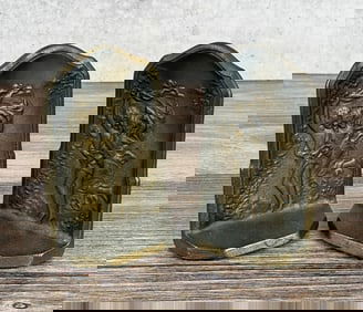 Connecticut Foundry Co The Storm Bookends