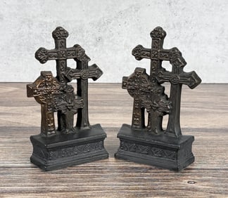 SPI Home Mixed Crosses Bookends