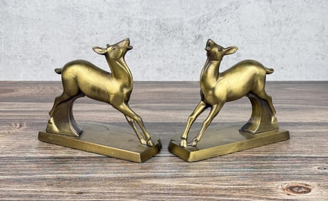 Art Deco Frankart Deer Bookends