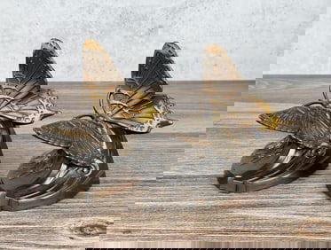 Philadelphia Manufacturing Co Butterfly Bookends