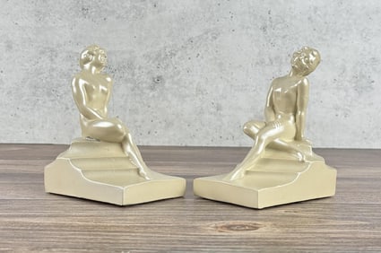 Frankart Style Art Deco Nude Bookends