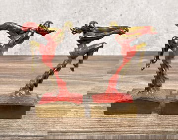 Pompeian Bronze The Dancer Bookends