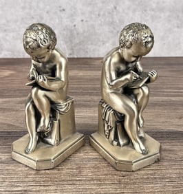 Jennings Brothers Learning to Write Bookends