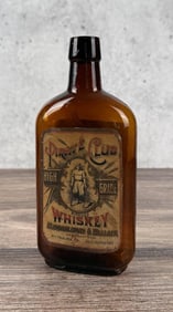 Pittsburg Pirate Club Whiskey Bottle Baseball