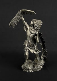 Franklin Mint Jim Pointer Pewter Blackfoot Chief