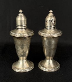Sterling Silver Weighted Salt & Pepper Shakers