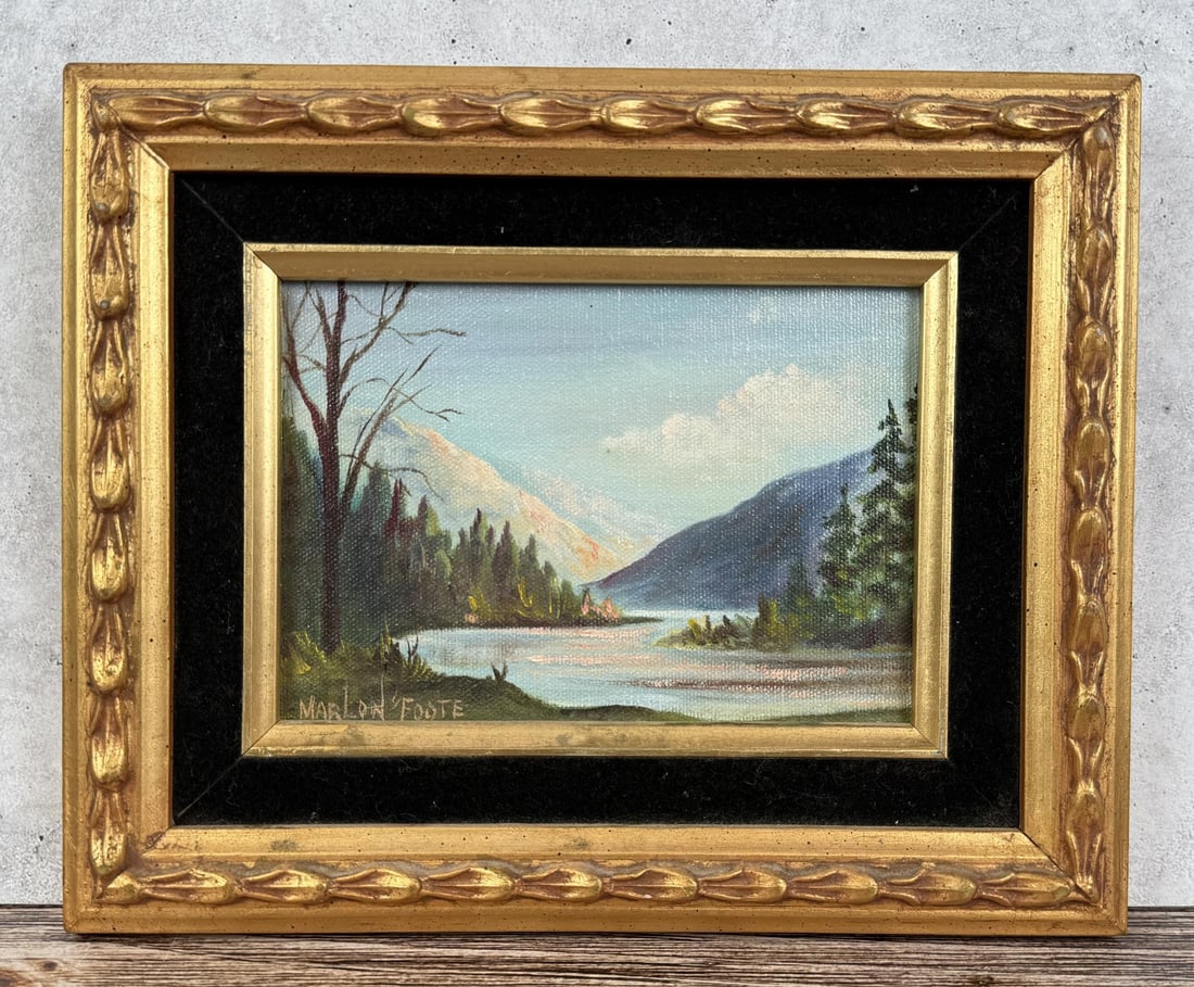 Marlon Foote Lake Tahoe Oil Painting (1 of 5)