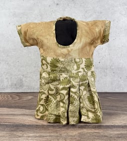 Antique Folk Art Dress Clothes Pin Holder