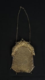 Antique Flapper Mesh Purse