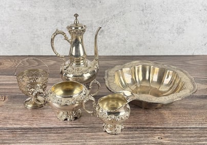 Group of Sterling Silver Dishware