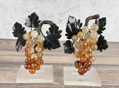 Chinese Hardstone Agate Grape Clusters