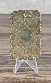 Victorian Sterling Silver Calling Card Case