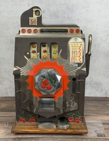 Mills Bursting Cherry 5c Gold Award Slot Machine